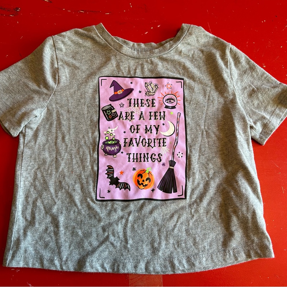 Halloween Shirt Kids Size S 6 - 6X Short Sleeve These Are A Few Of My Fa…